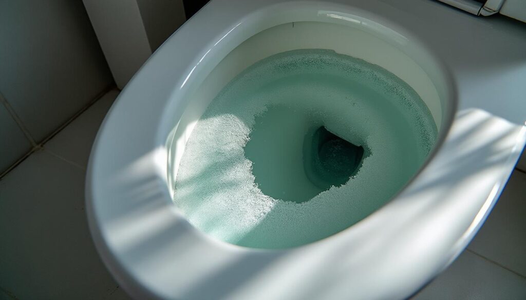 Comment éliminer le calcaire tenace dans des toilettes entartrées