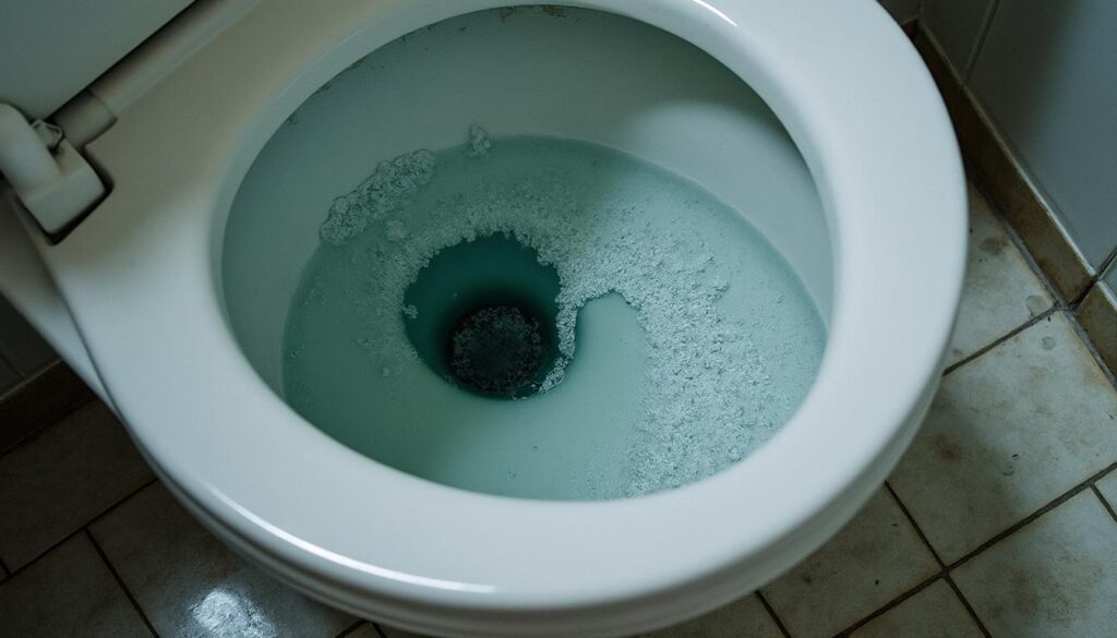Pourquoi la chasse d’eau devient faible avec des toilettes entartrées