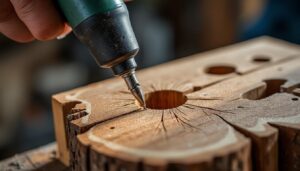 Astuces pour la fixation des meubles en bois à la perceuse et aux vis