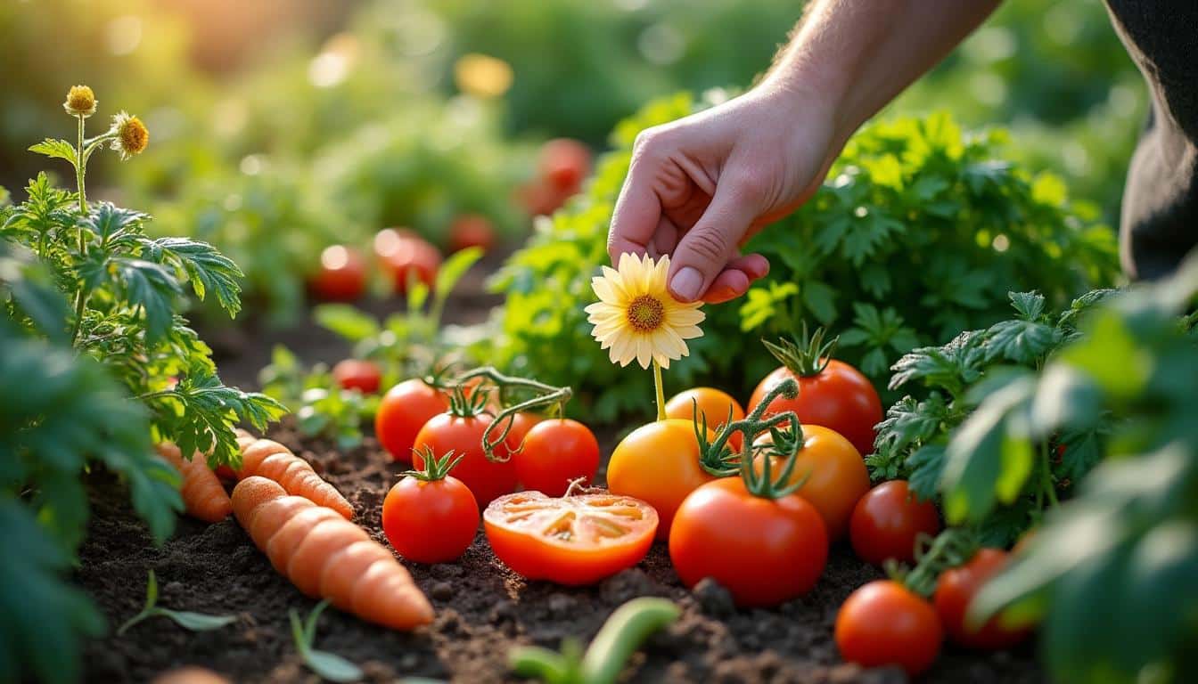 Fleurs et légumes : les meilleures associations compatibles dans le potager