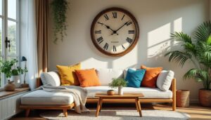 Bien associer les couleurs de votre horloge murale pour une décoration harmonieuse