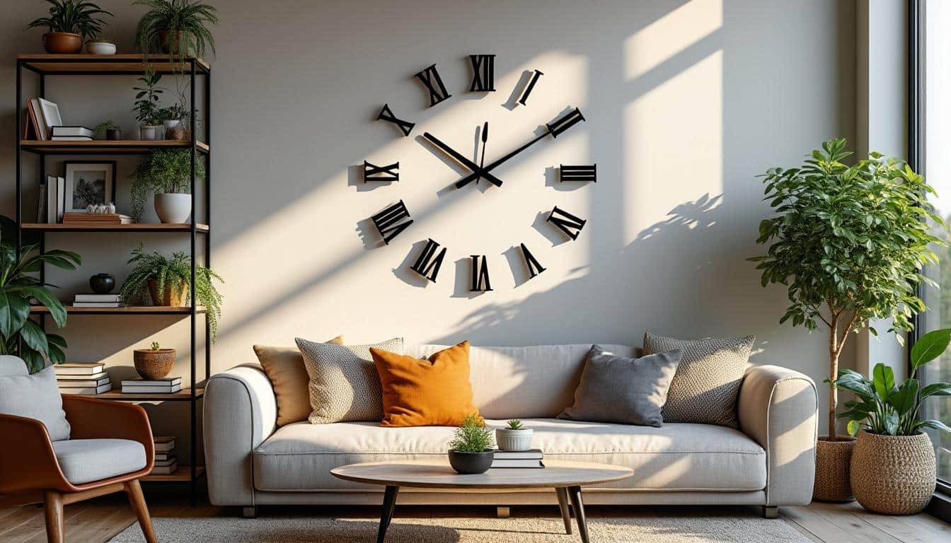 Idées pour un placement original de votre horloge murale dans la maison