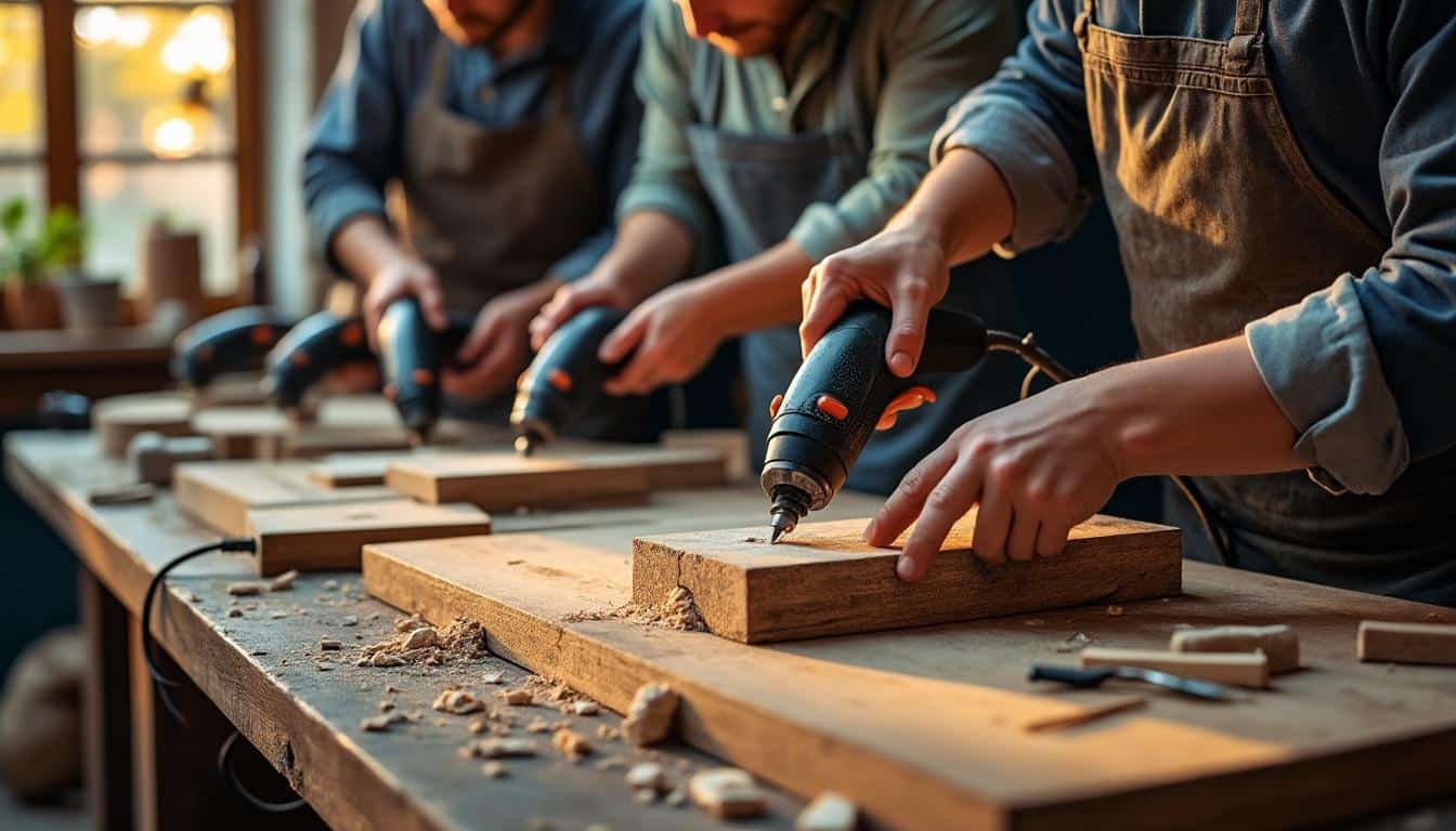 Illustration: Fonctionnement et typologies des scies électriques à onglet