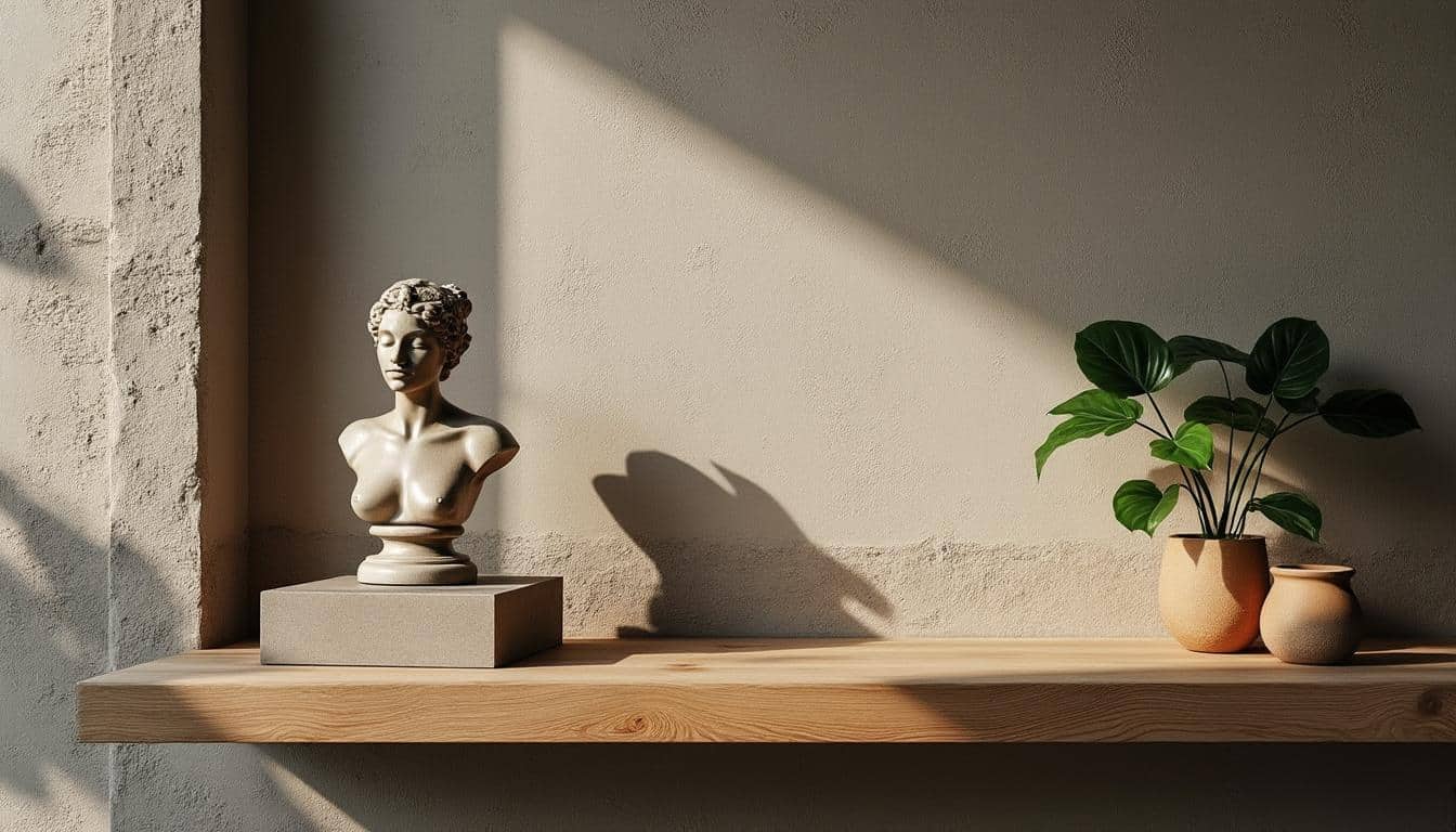 Astuces pour la mise en valeur murale d'une statuette dans le salon