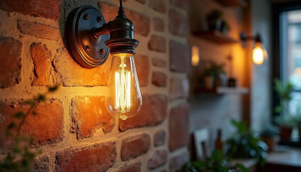 Applique murale industrielle vintage : charme et robustesse authentique