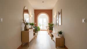 Idées de peinture pour un couloir moderne et lumineux