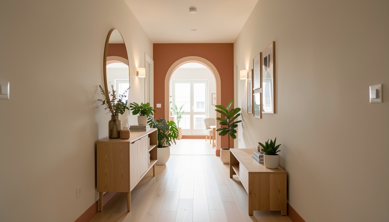Idées de peinture pour un couloir moderne et lumineux