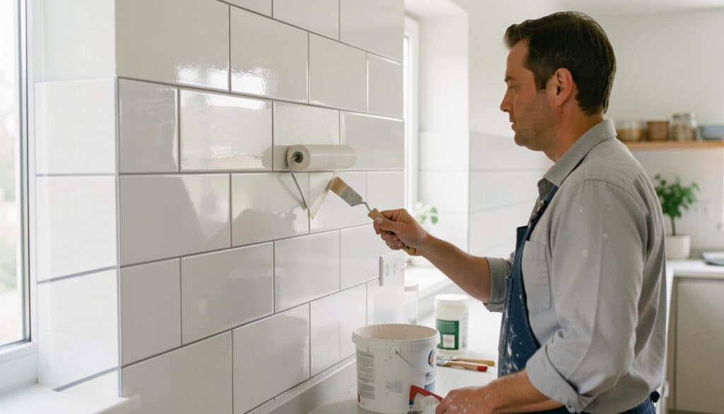 Peinture pour faïence : réussir la rénovation murale