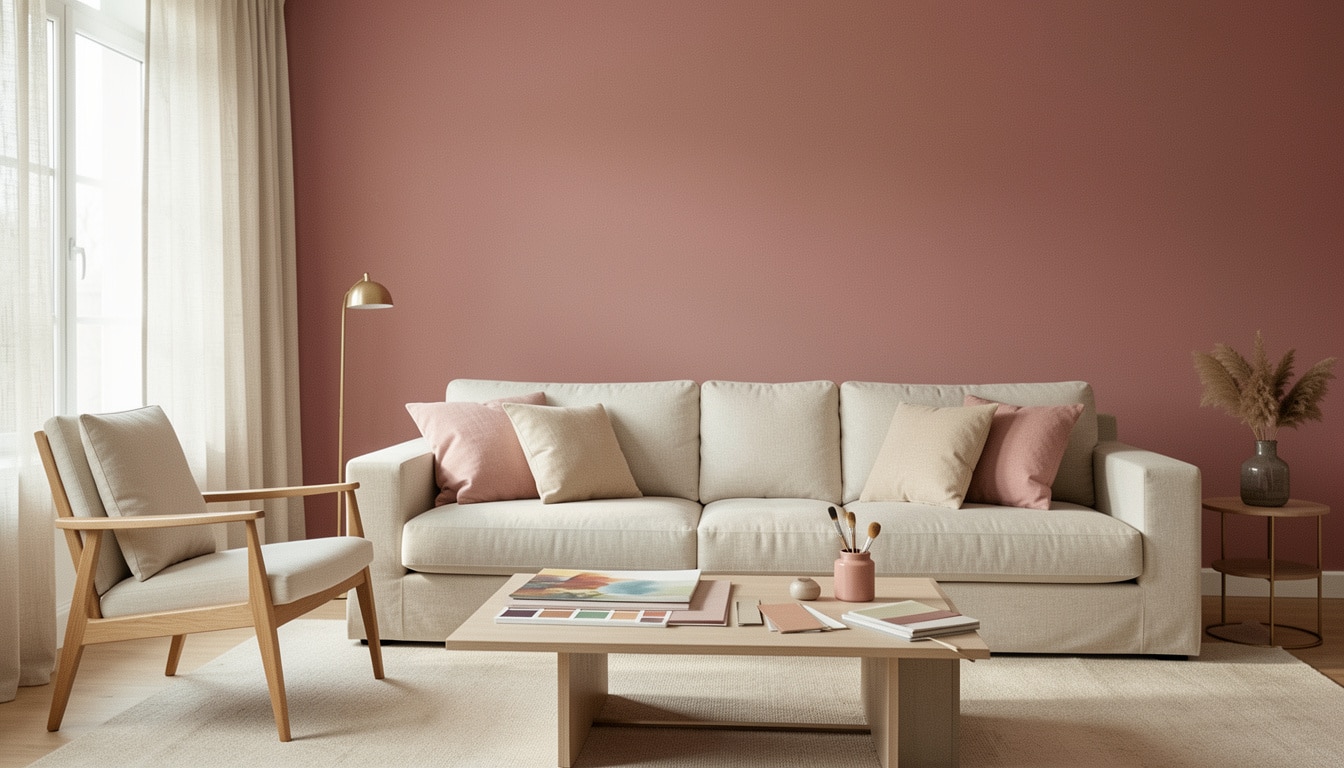 Peinture vieux rose : idées déco, accords et finitions