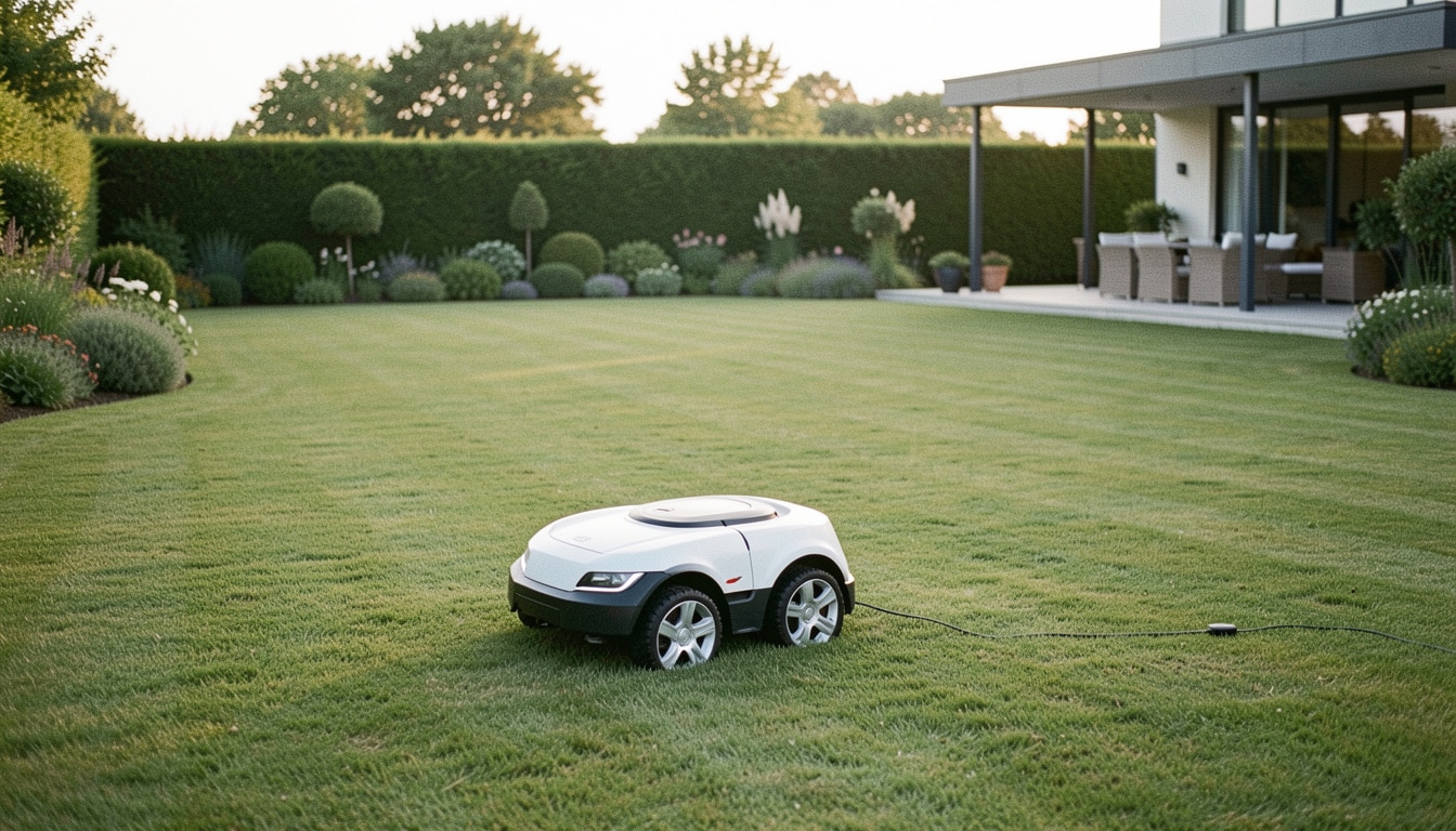 Quel robot tondeuse choisir pour un jardin de 1000 m²