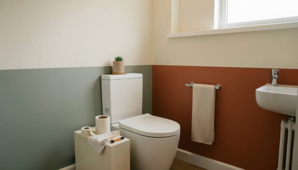 Peinture des toilettes : couleurs, finition et astuces