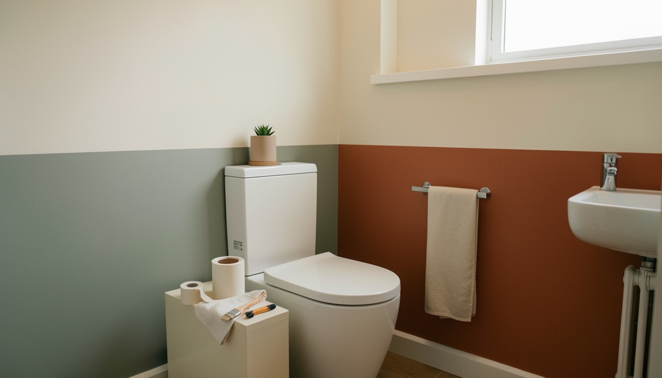 Peinture des toilettes : couleurs, finition et astuces
