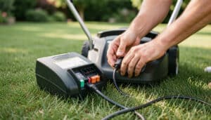 Bien choisir un chargeur de tondeuse compatible